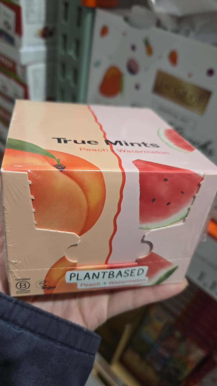 SS018 TRUE MINTS 清涼薄荷糖(桃子/西瓜味) 13gX18ea exp: 2027