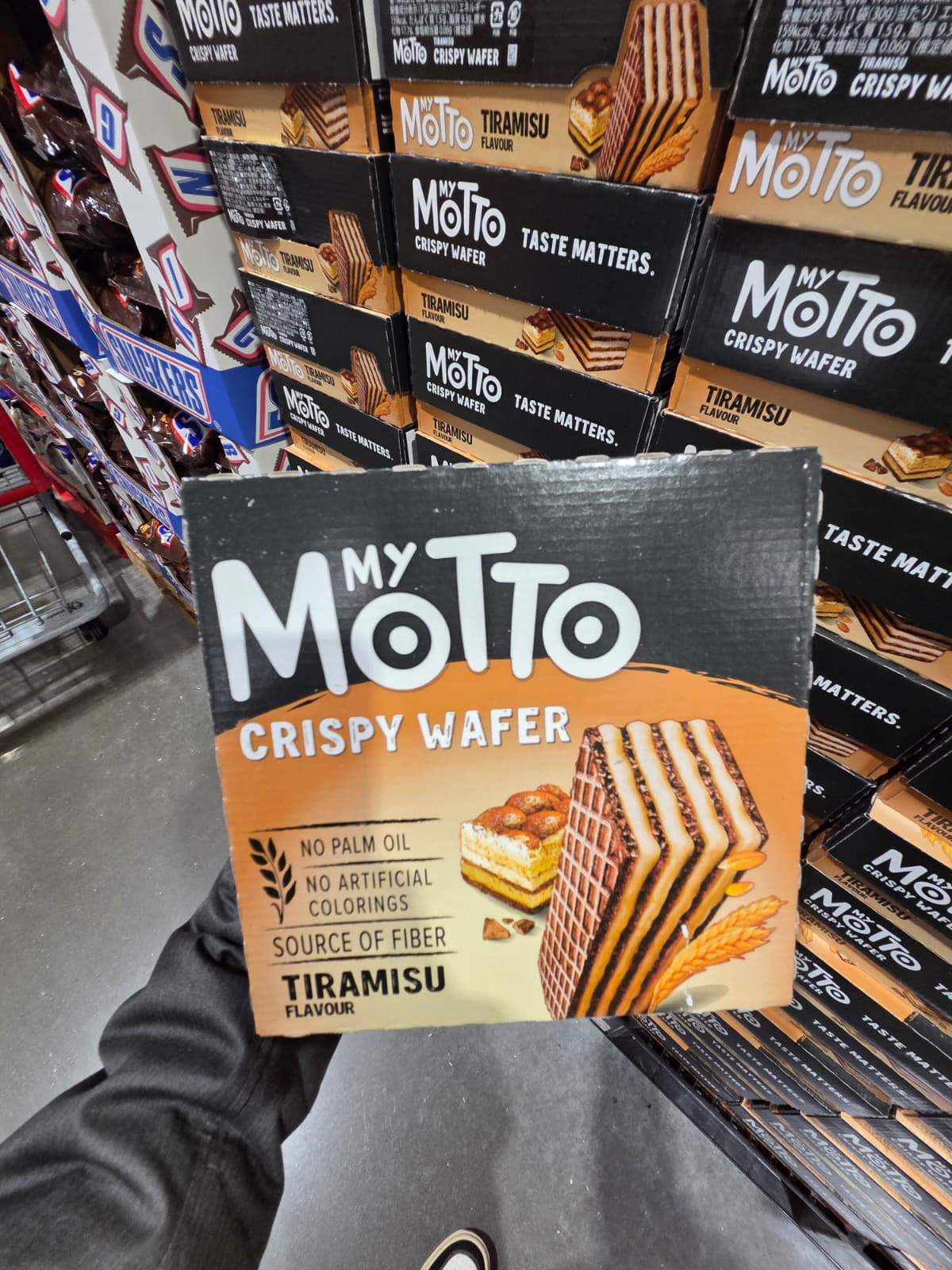 SS020 MY MOTTO 脆脆提拉米蘇味威化餅30Gx20包 exp: 2026.05