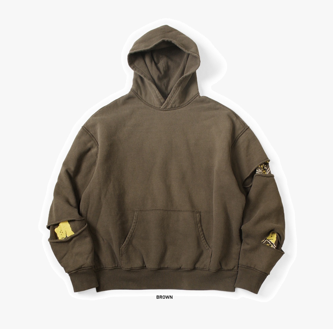 12/28 UPDATED: KAPITAL FLEECE ELBOW HOODIE P.O (PECKISH RAINBOW) - PRE ORDER ITEM (預訂中)