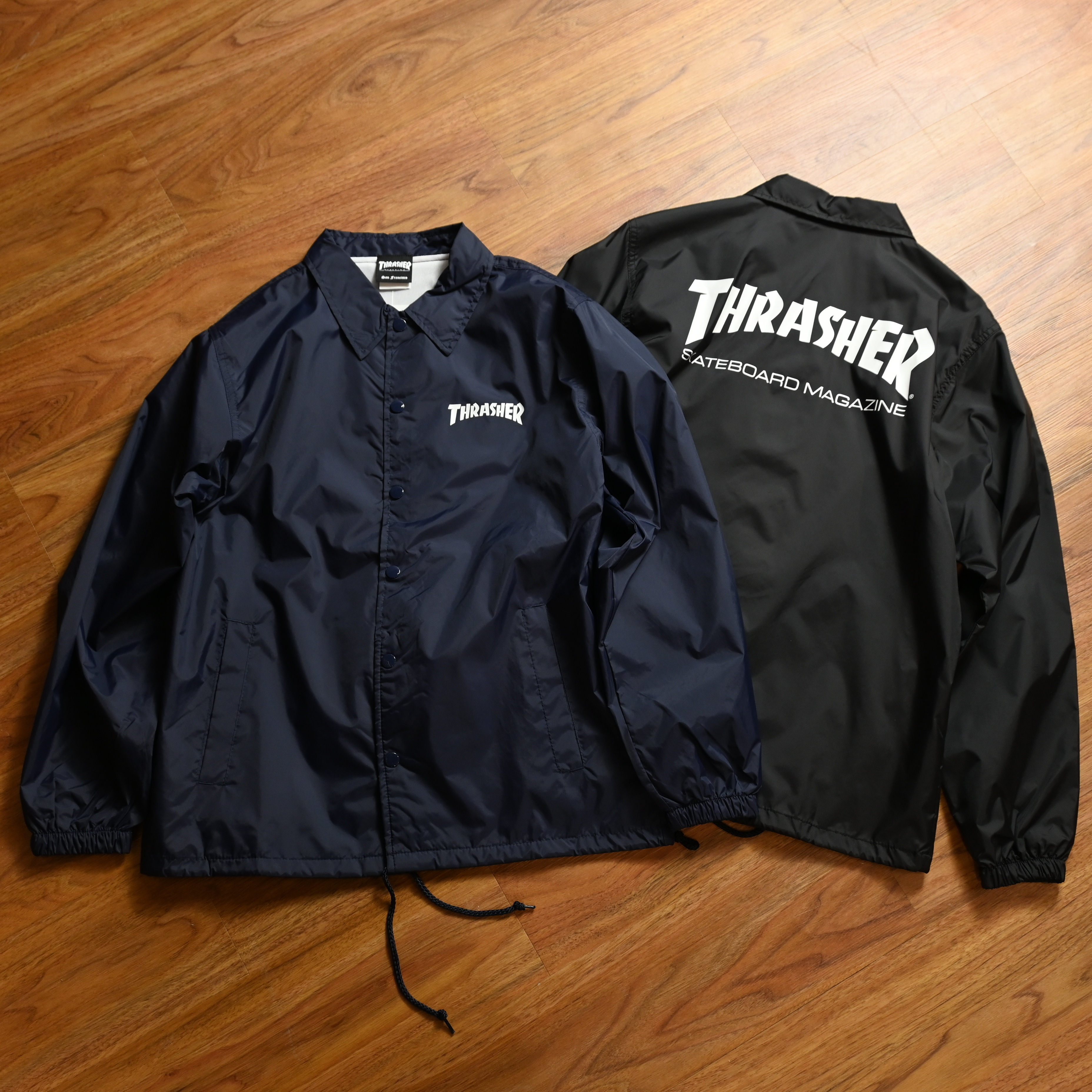 Thrasher Mag Logo Nylon Coach Jacket