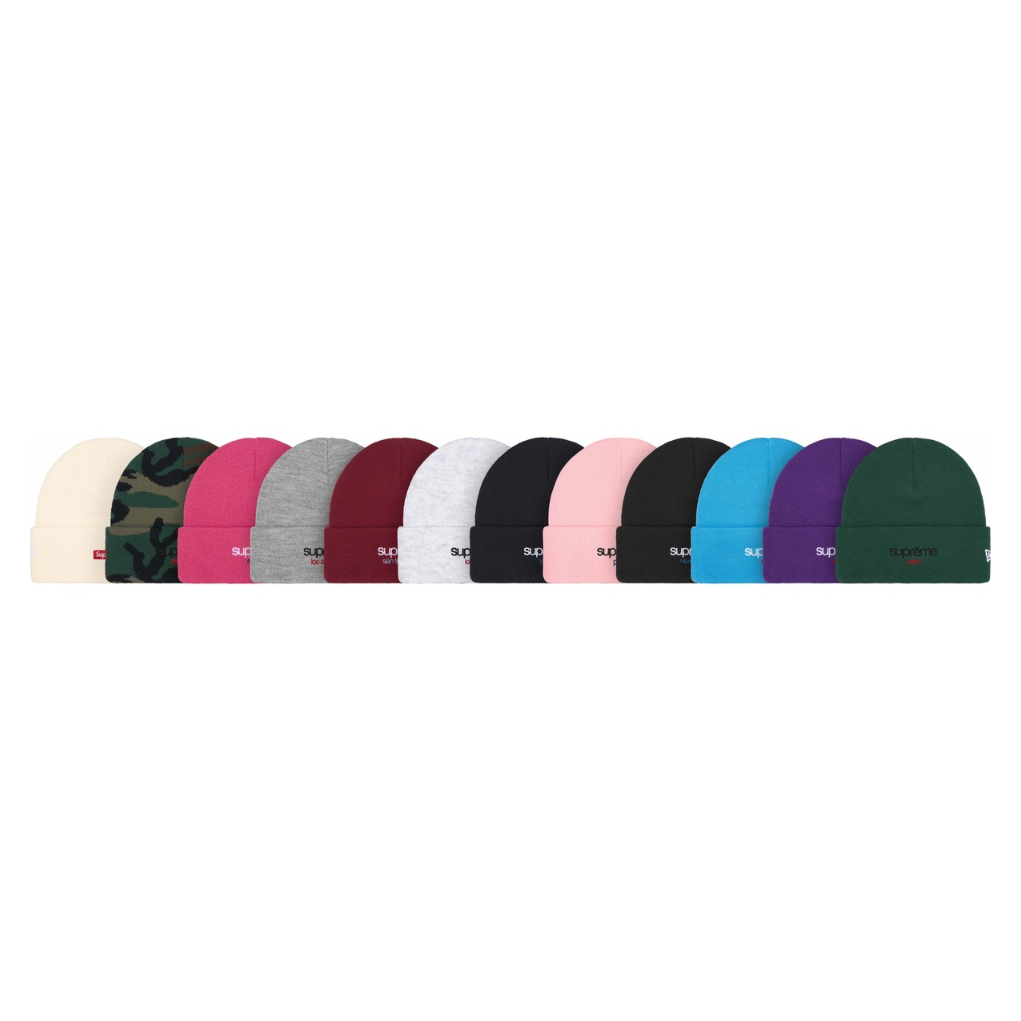 2025AW SUPREME New Era Classic Logo Shop Beanie 聯名 城市 限定 毛帽 帽子 現貨