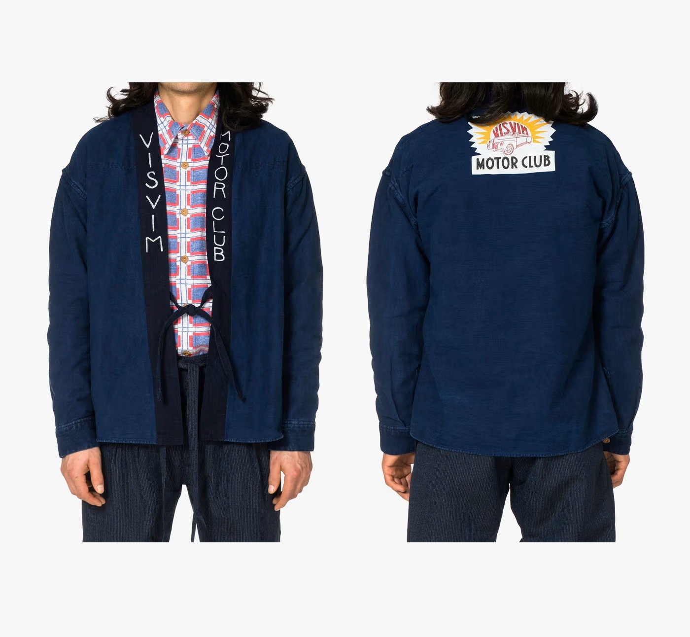 VISVIM LHAMO SHIRT MOTOR CLUB (( USED A )) 中古美品 - INDIGO SIZE 3 PRE ORDER ITEM (預訂中)