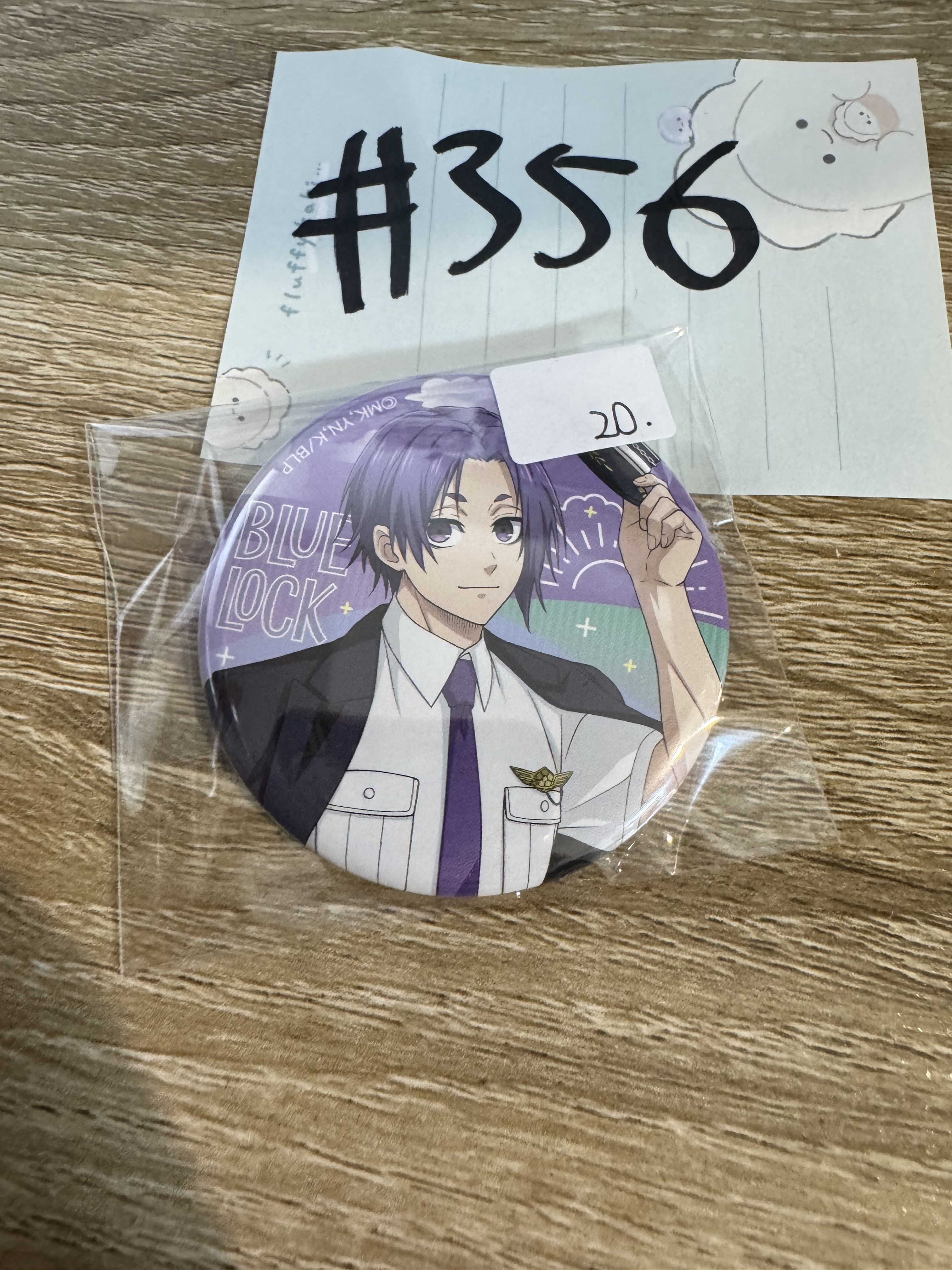 BlueLock  玲王 襟章#356