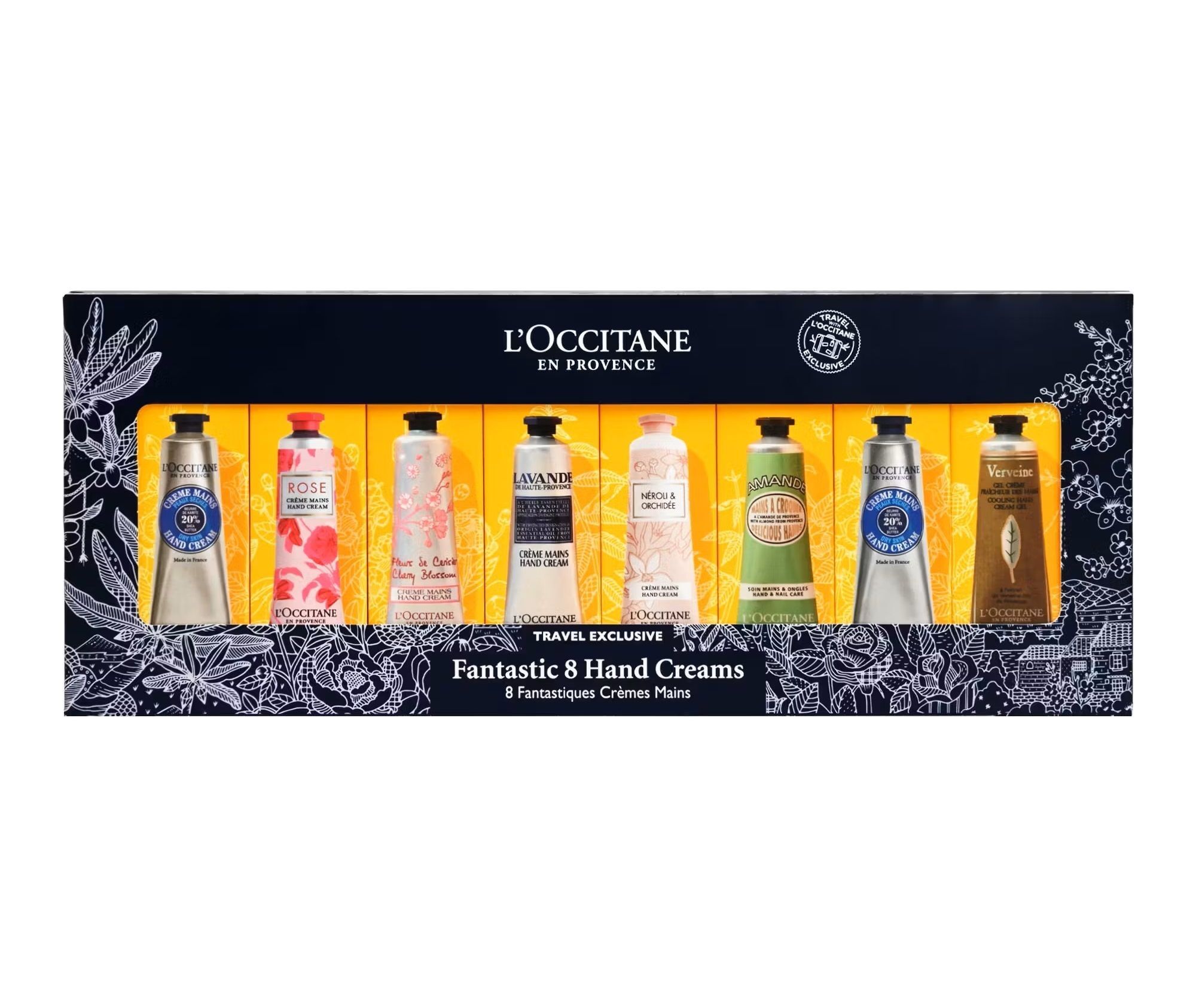 歐舒丹 幸運潤手霜禮盒 旅行便攜套裝 30ML*8件 [平行進口]