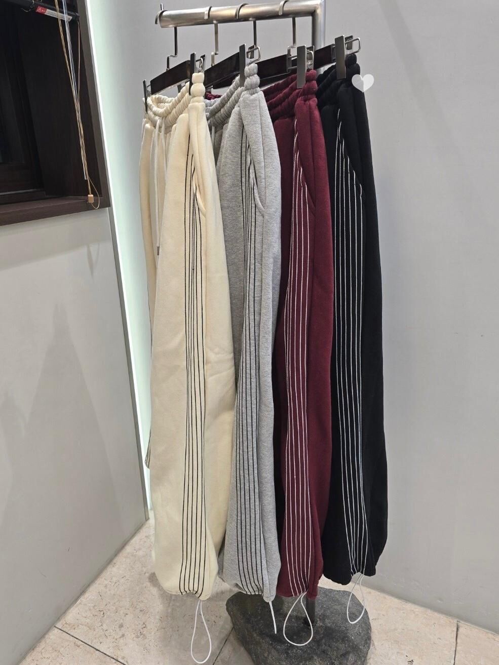 五間可束腳運動褲(薄抓毛底) TAC-0393P