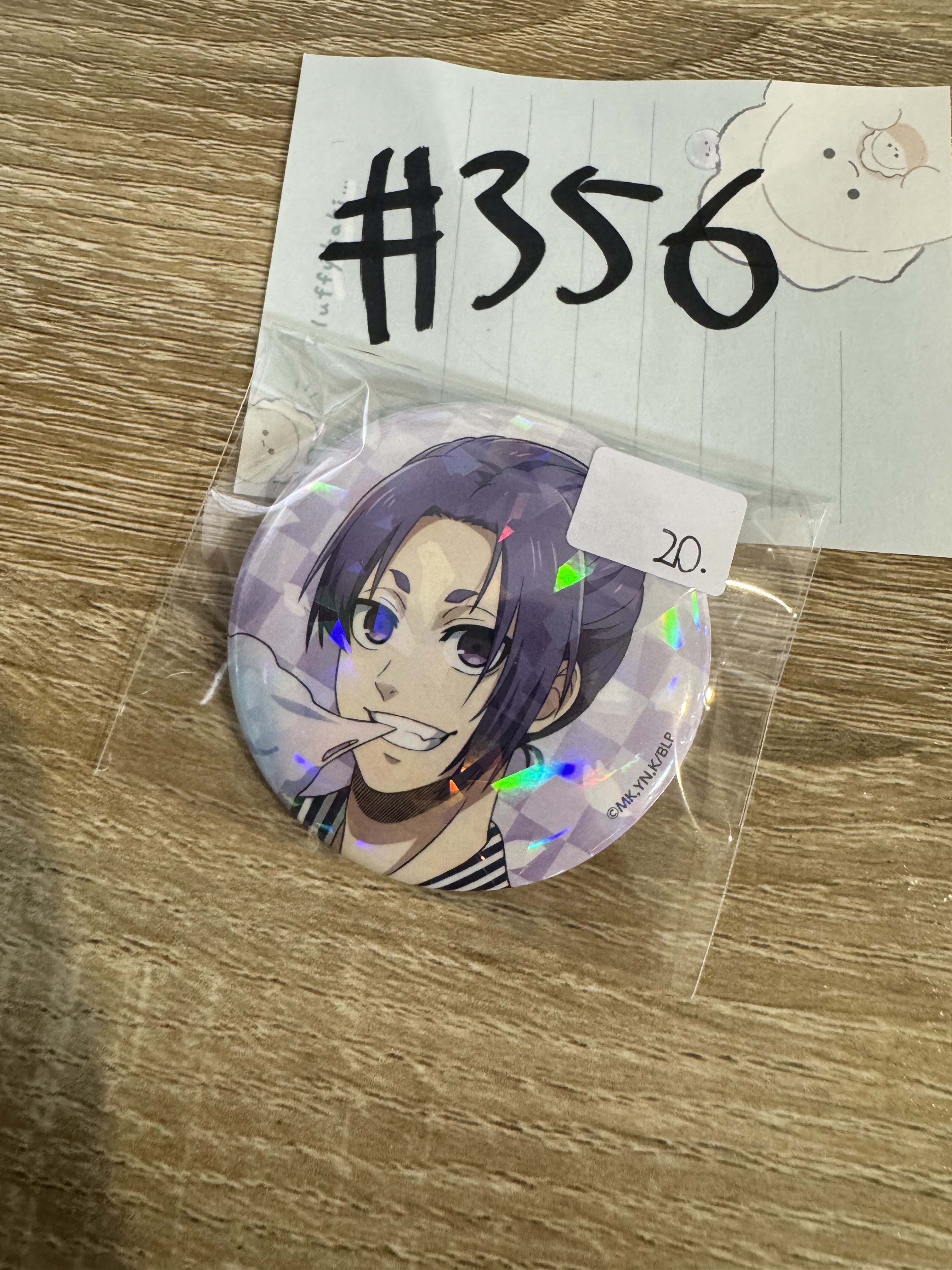 BlueLock  玲王 襟章#356