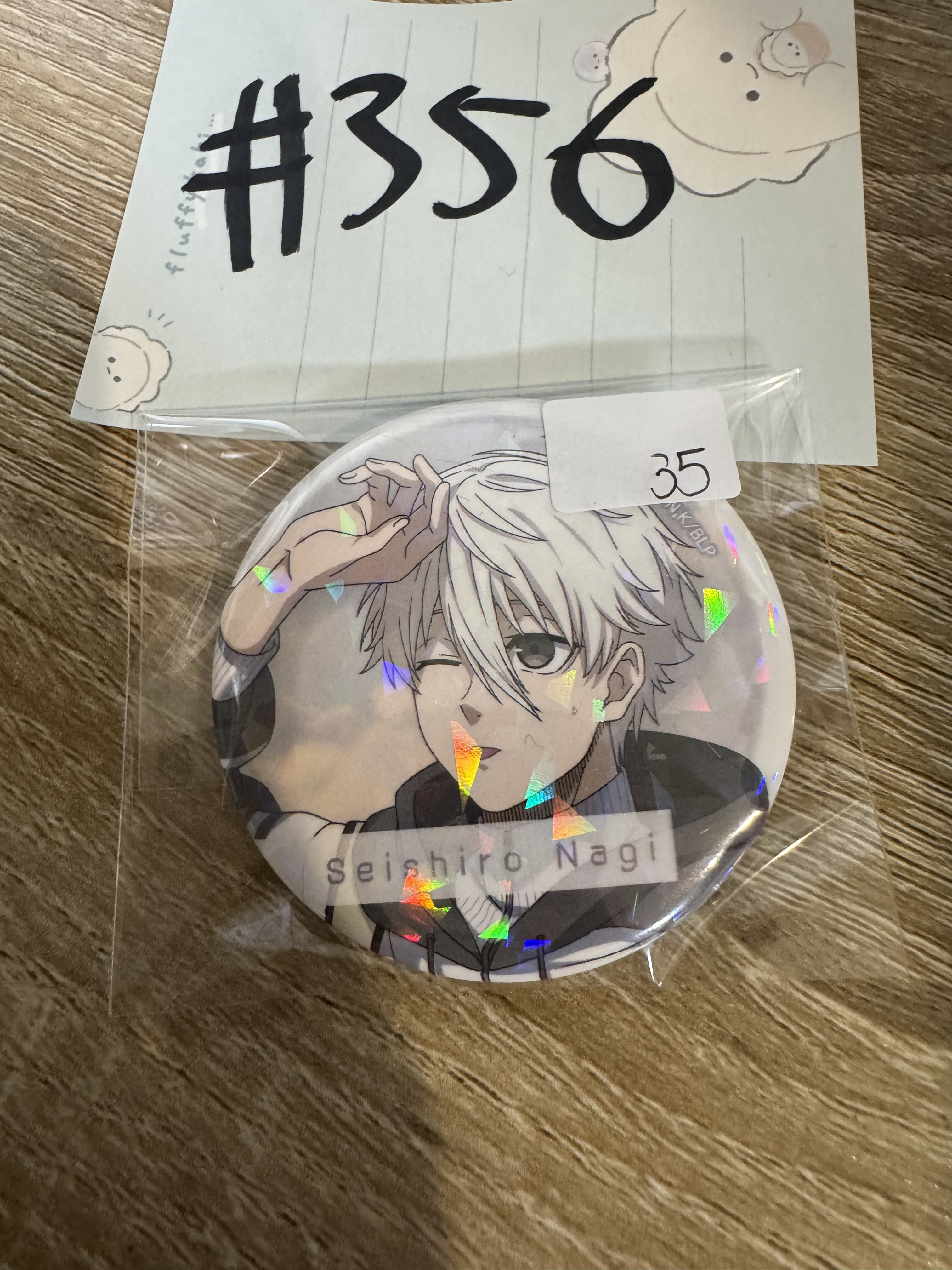 BlueLock 凪誠士郎  襟章#356