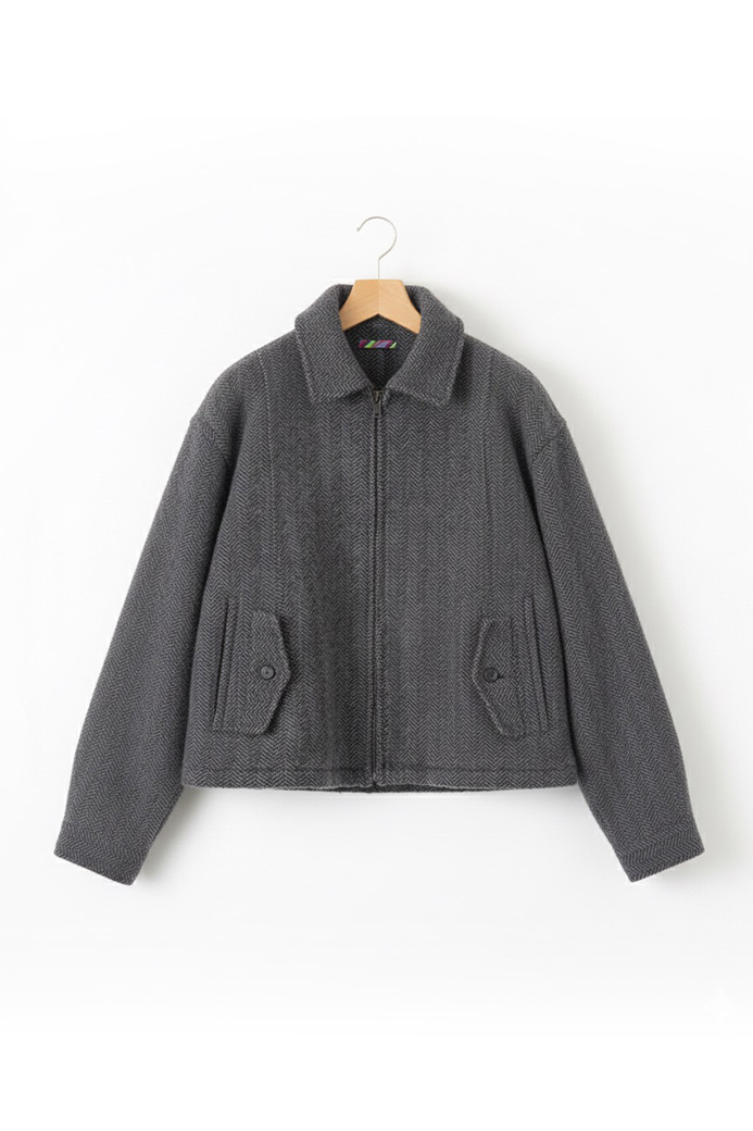 IS-NESS WOOL ZIP BLOUSON