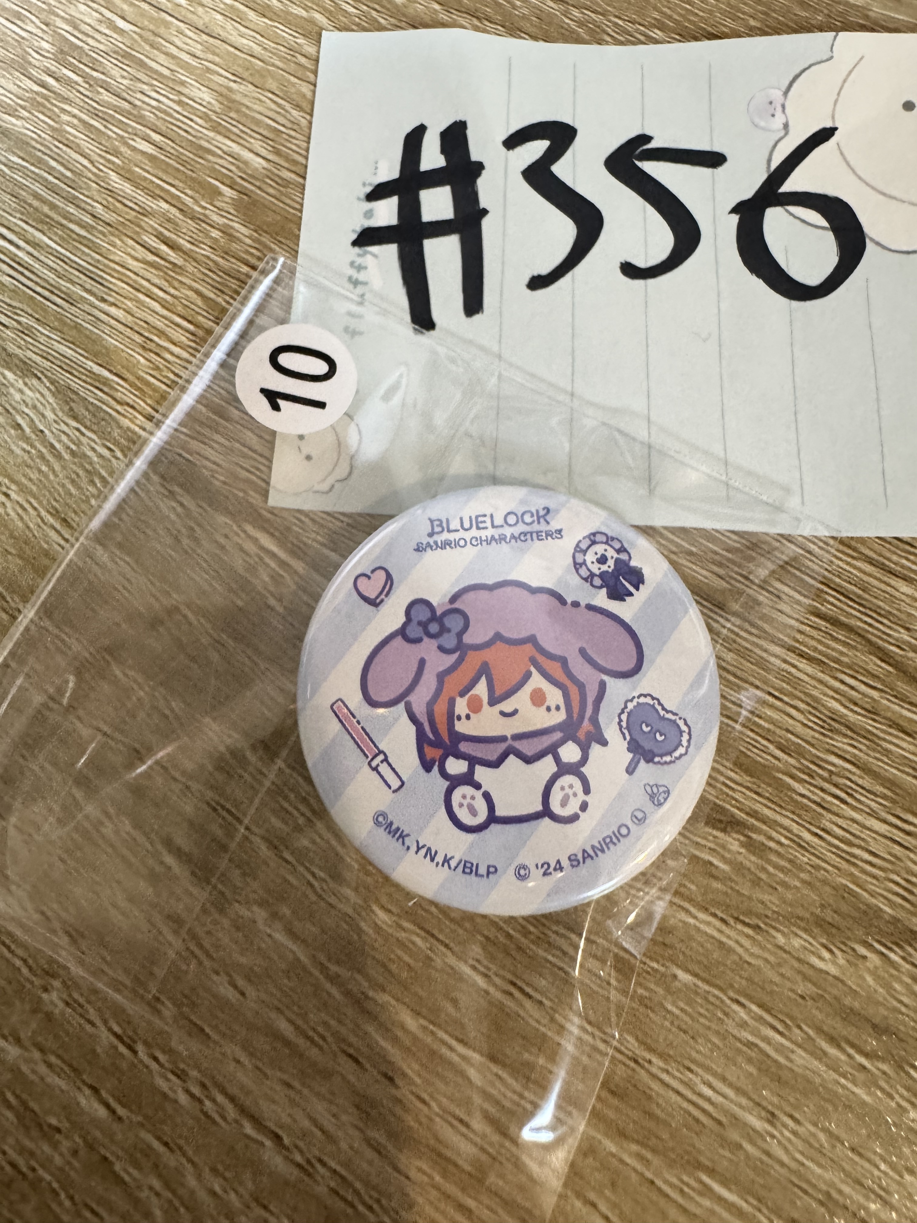 BlueLock  千切 襟章#356