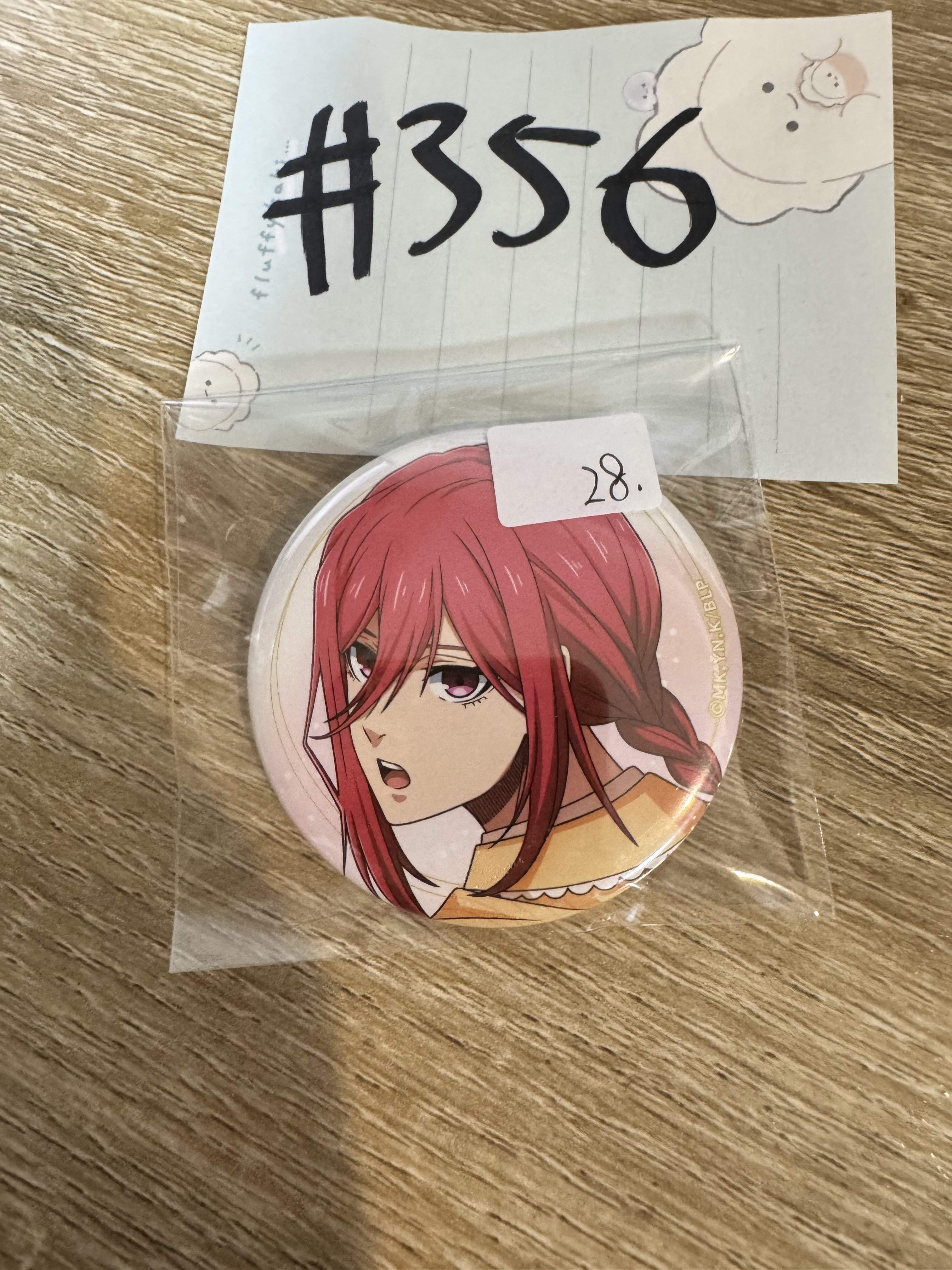 BlueLock  千切 襟章 大頭#356