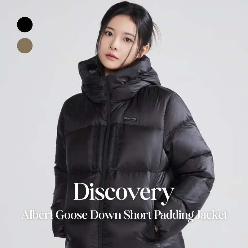 【代購】Discovery 女性 Albert Goose Down Short Padding 鵝絨短版羽絨外套 – 輕暖俐落・冬季百搭