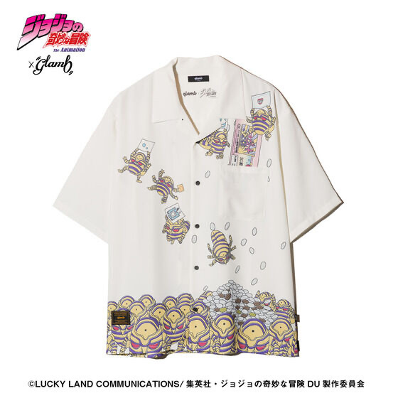 243709 Pbandai 預訂 2026/4月 アニメ『ジョジョの奇妙な冒険 ダイヤモンドは砕けない』×glamb Harvest Shirt