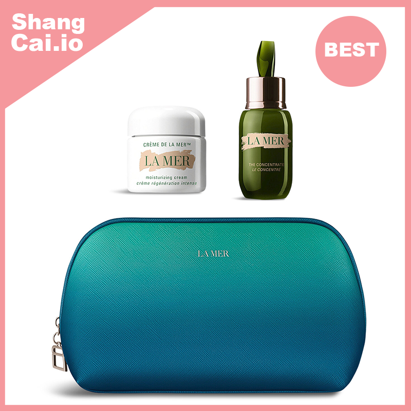 海藍之謎 深層舒緩禮品套裝(精華乳霜 60ML + he Concentrate極緻修護精華 30ML)[平行進口]