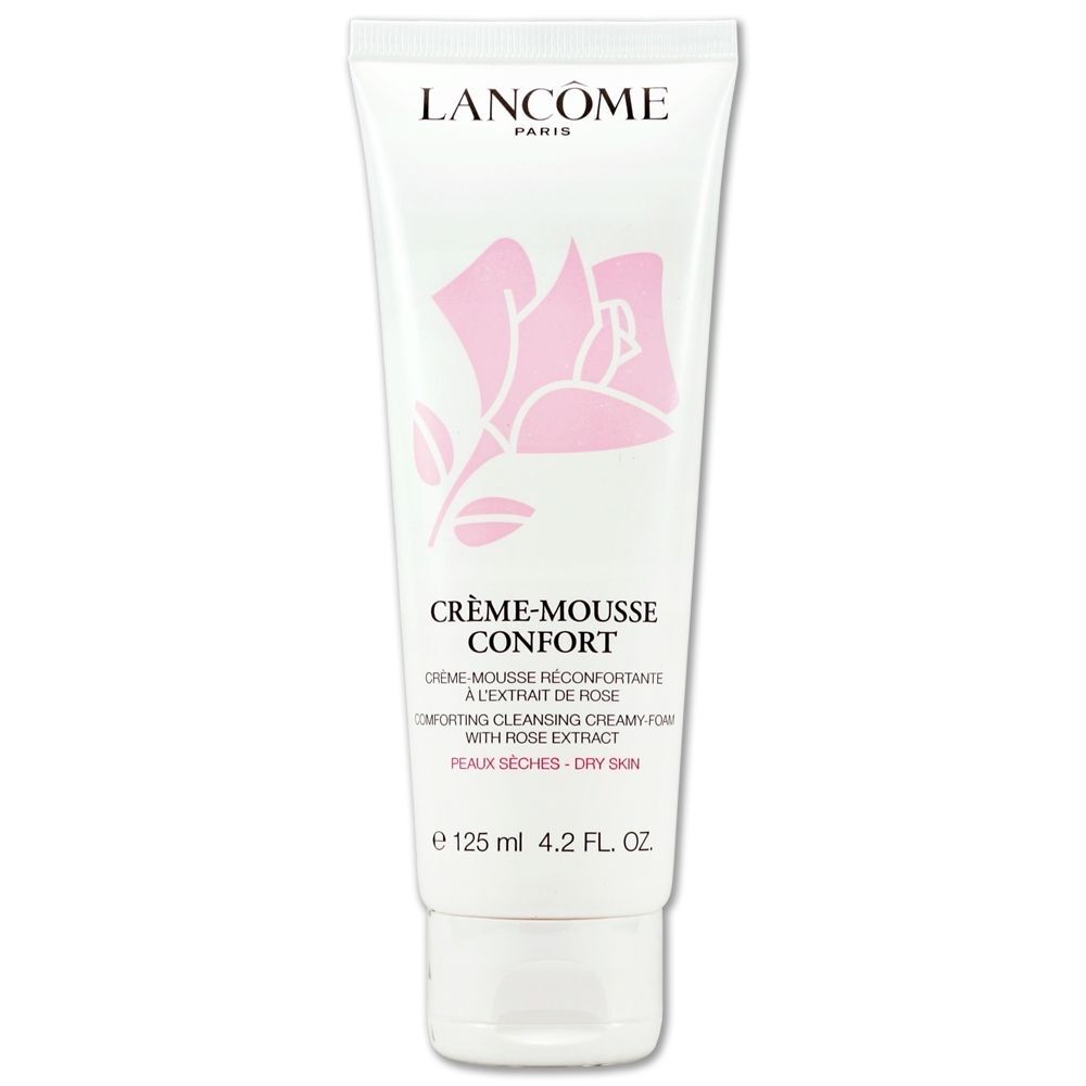 蘭蔻 清瑩柔膚 柔滑 潔面泡沫 粉紅色 洗面乳125ml(平行進口)