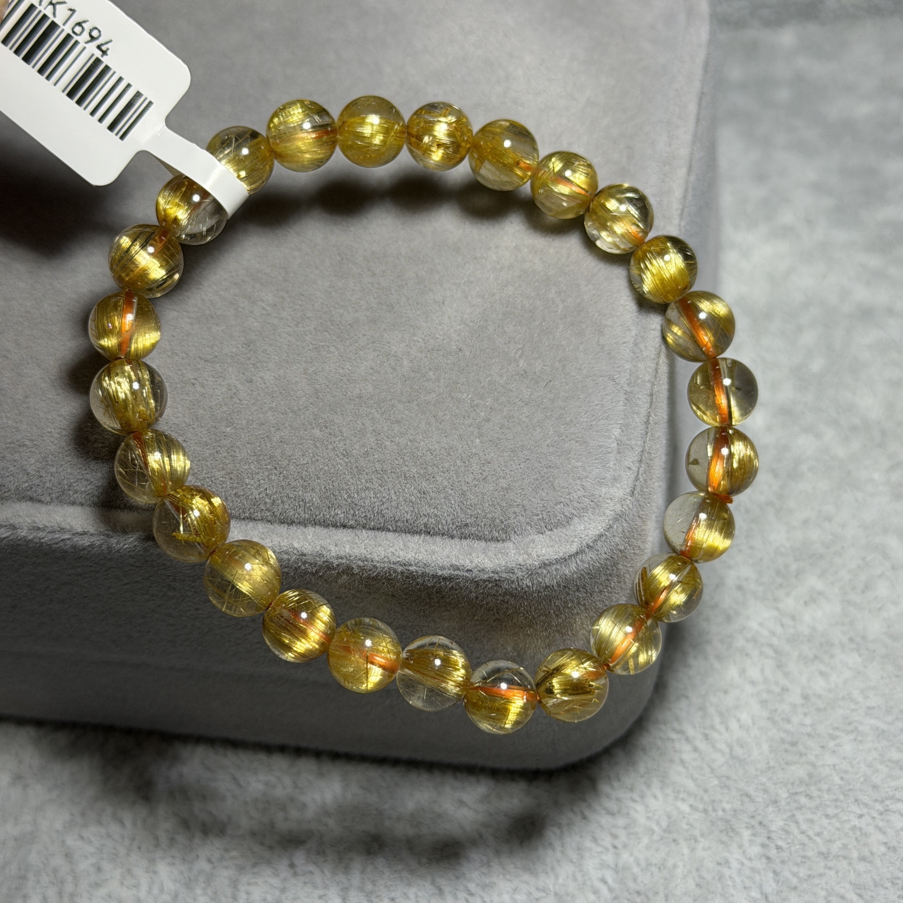 極高級金鈦晶 約7mm AK1694