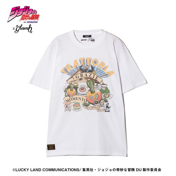 243717 Pbandai 預訂 2026/4月 アニメ『ジョジョの奇妙な冒険 ダイヤモンドは砕けない』×glamb Tonio's Stand T-shirts