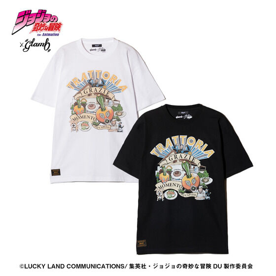 243717 Pbandai 預訂 2026/4月 アニメ『ジョジョの奇妙な冒険 ダイヤモンドは砕けない』×glamb Tonio's Stand T-shirts