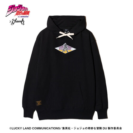 243719 Pbandai 預訂 2026/4月 アニメ『ジョジョの奇妙な冒険 ダイヤモンドは砕けない』×glamb Highway Star Hoodie