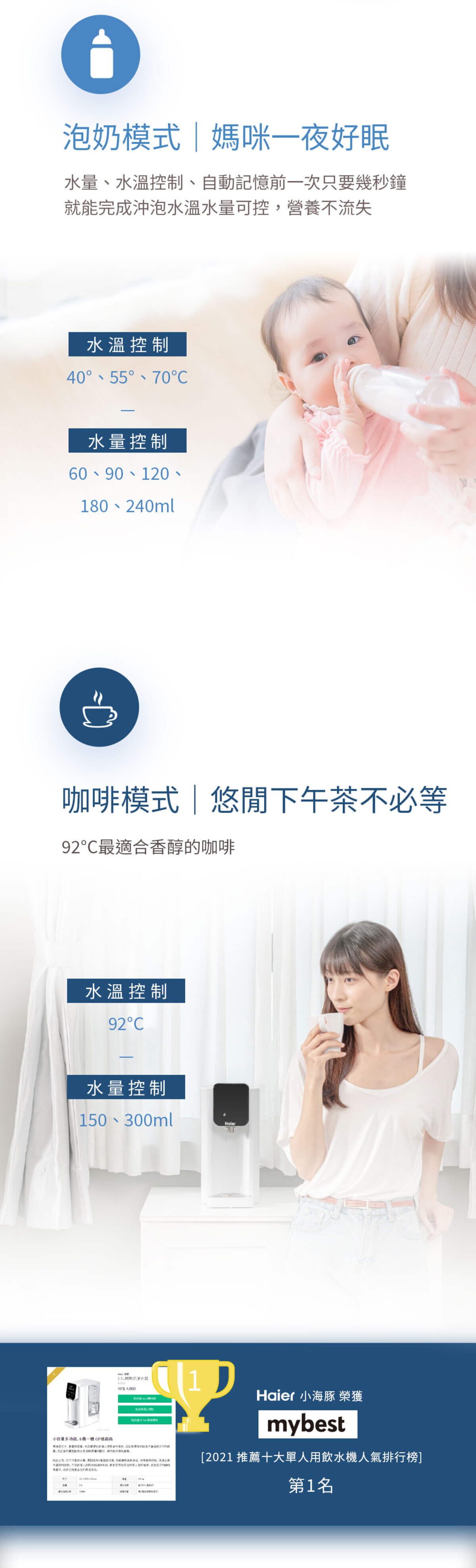 Haier連續14年蟬聯全球大家電品牌第一，海爾淨水器讓使用者輕鬆享受清新的水質。探索淨水器與精選家電，立即到創家iNNOHOME選購