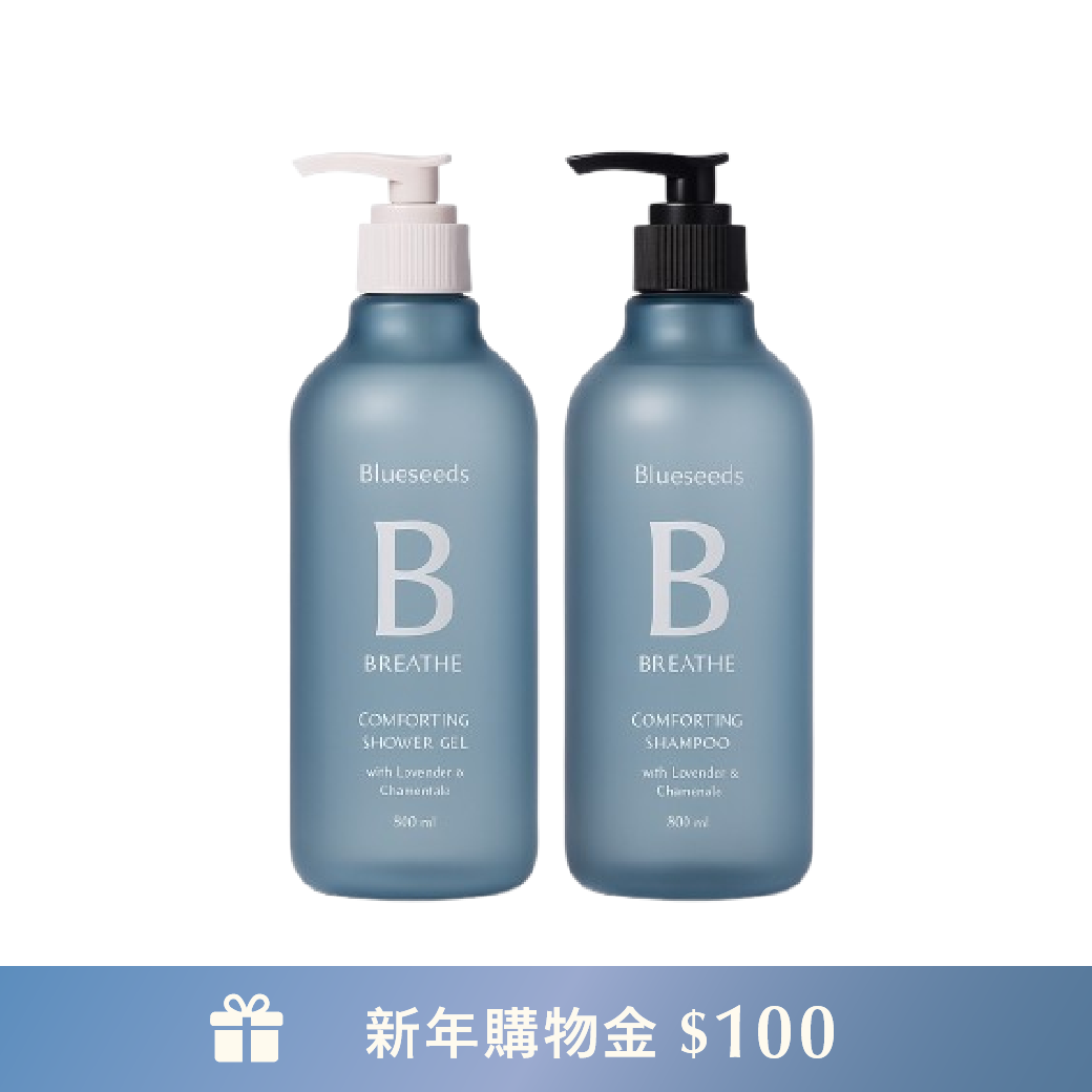 【好眠推薦組】薰衣草洋甘菊舒緩洗沐2件組 (沐浴露500ml + 洗髮露500ml)｜全膚質適用