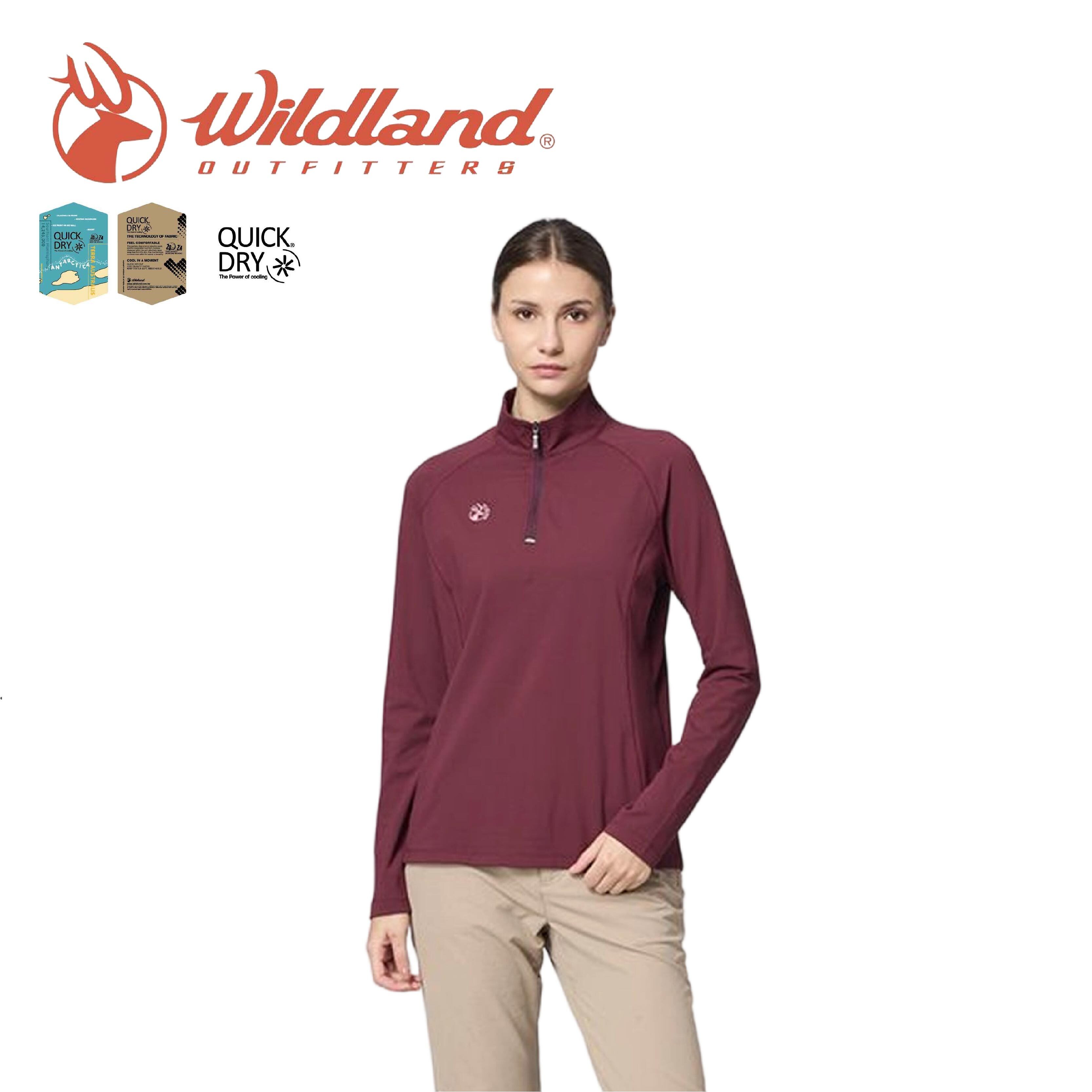 Wildland 荒野 彈性感半開襟拉鍊暖感機能衣 女款 (2色) 12WB32605