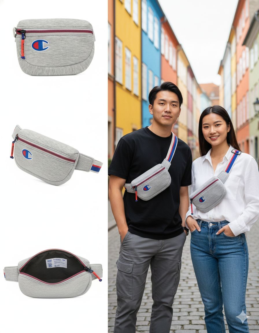 【預購】Q122804 CHAMPION 淺灰色 The Attribute 腰包