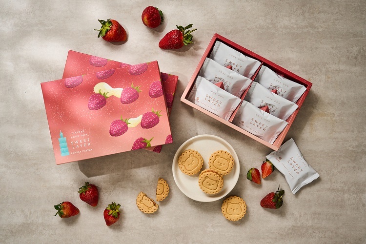 草莓小熊-夾心餅乾