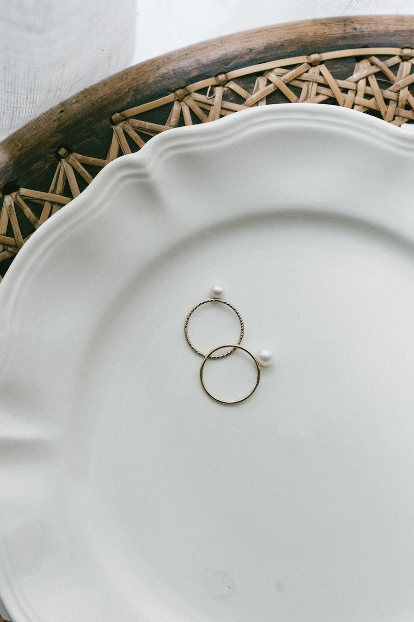 14K金日本淡水珍珠戒指