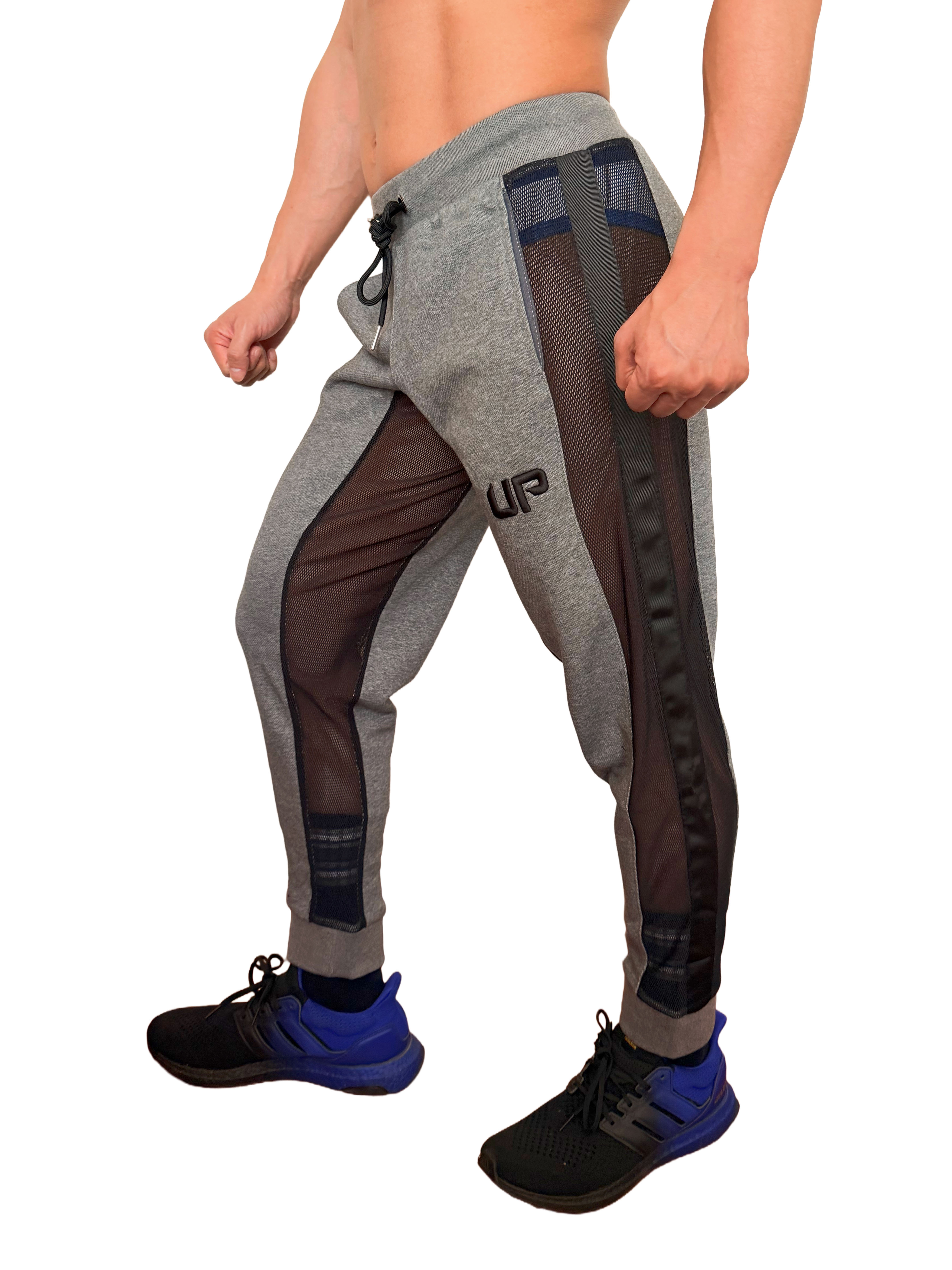 2026 全新系列 - UP For Fun Cross 純棉運動長褲 運動灰