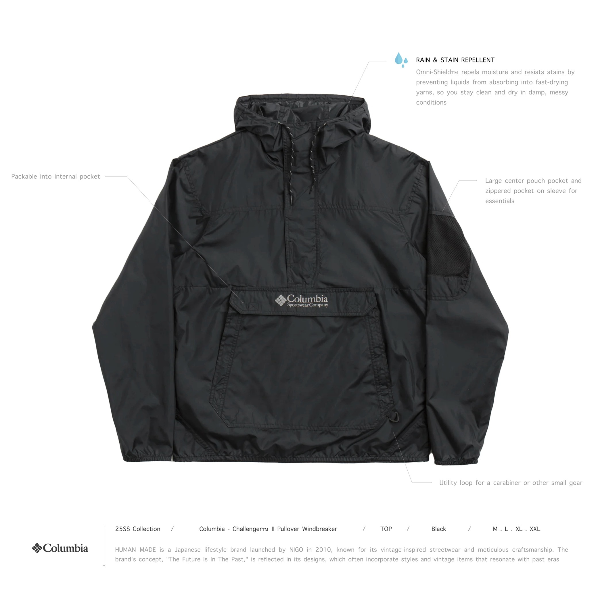 Columbia - Challenger™ II Pullover Windbreaker