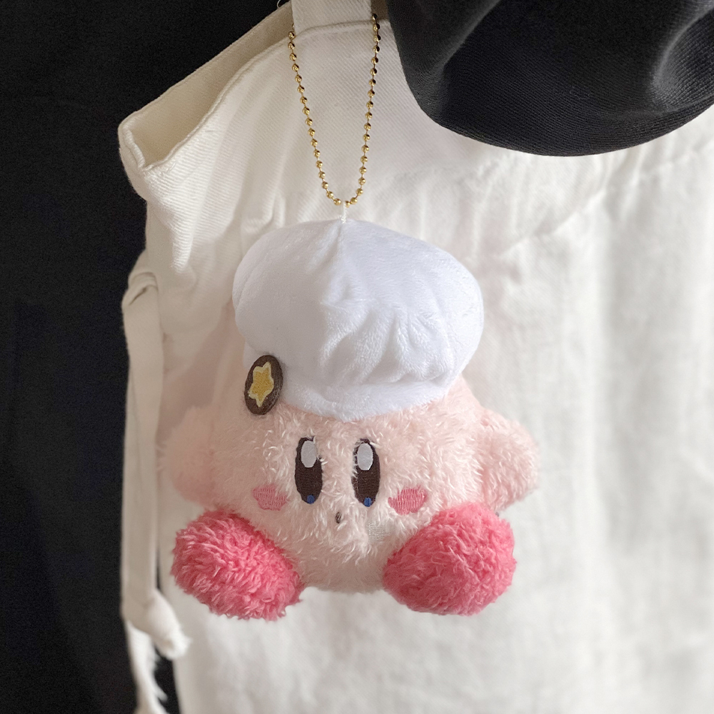 卡比咖啡廳毛絨絨點嘴玩偶吊飾