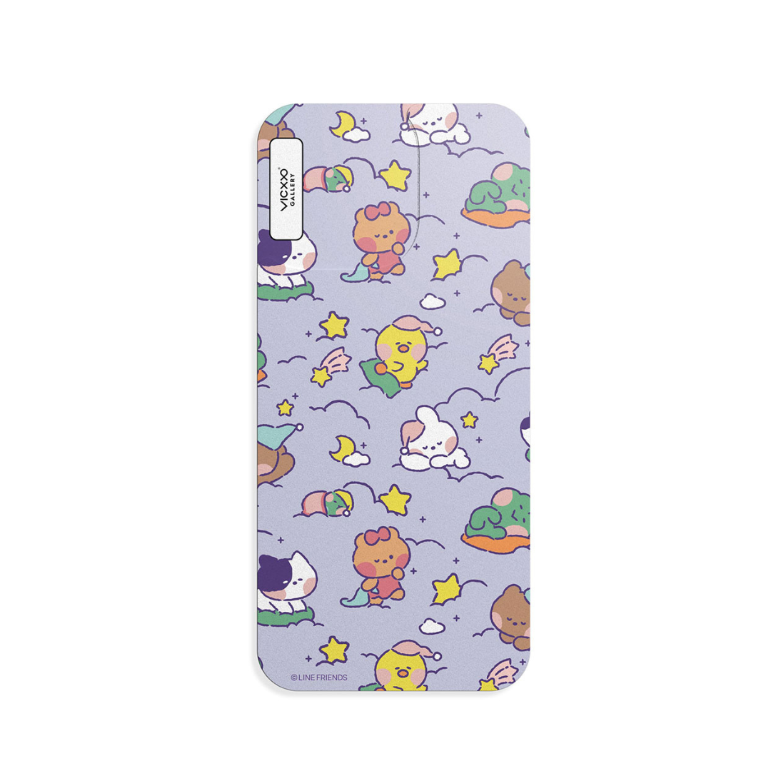 Line Friends Minini 手機背貼膜 / 雲朵小被被-VC327