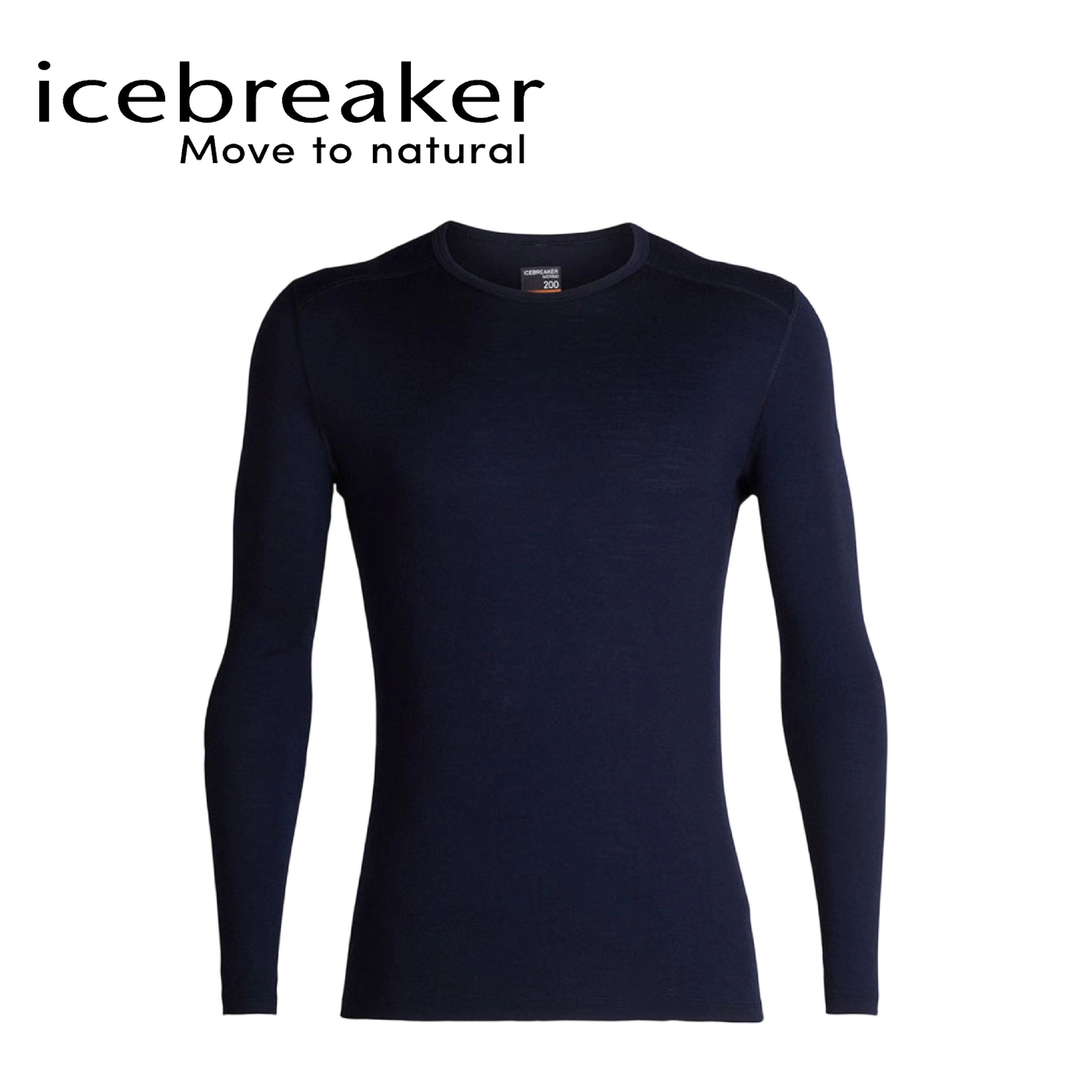 Icebreaker 紐西蘭 Oasis 200 素色圓領長袖上衣 男款 (6色) 12IB104365