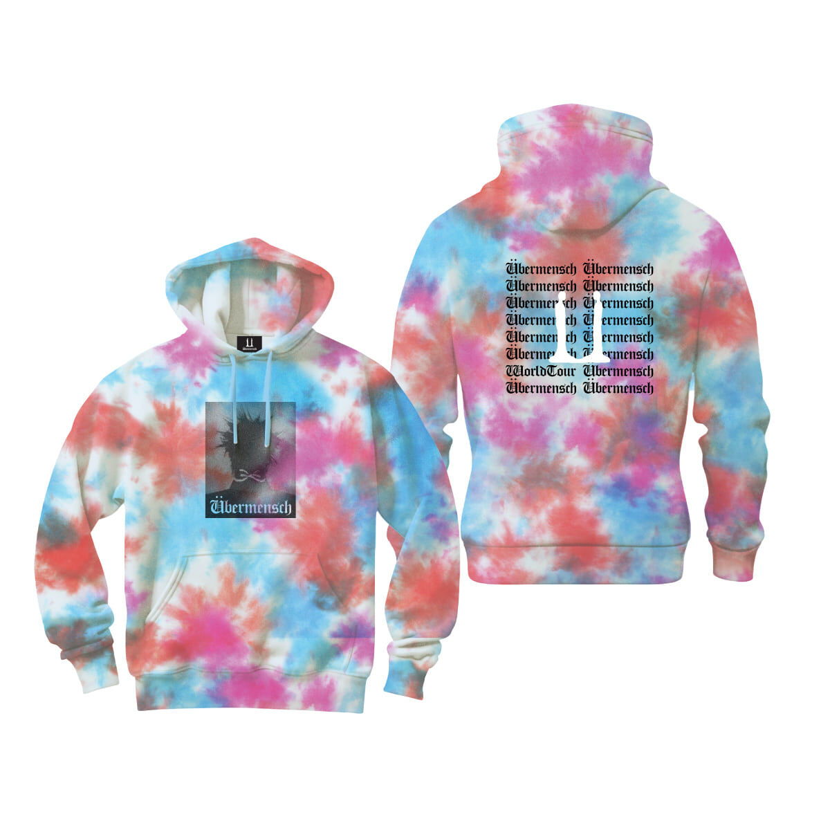G-DRAGON 2025 WORLD TOUR IN SEOUL - 18 HOODIE TIE-DYE MULTI VER.