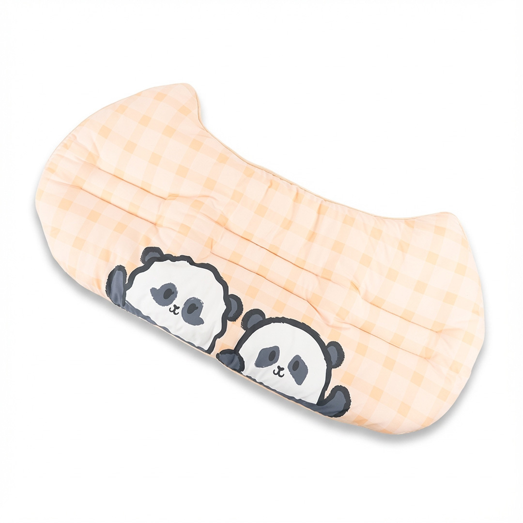 Ocean Park Panda Twins Cooling Stroller Bumper Guard