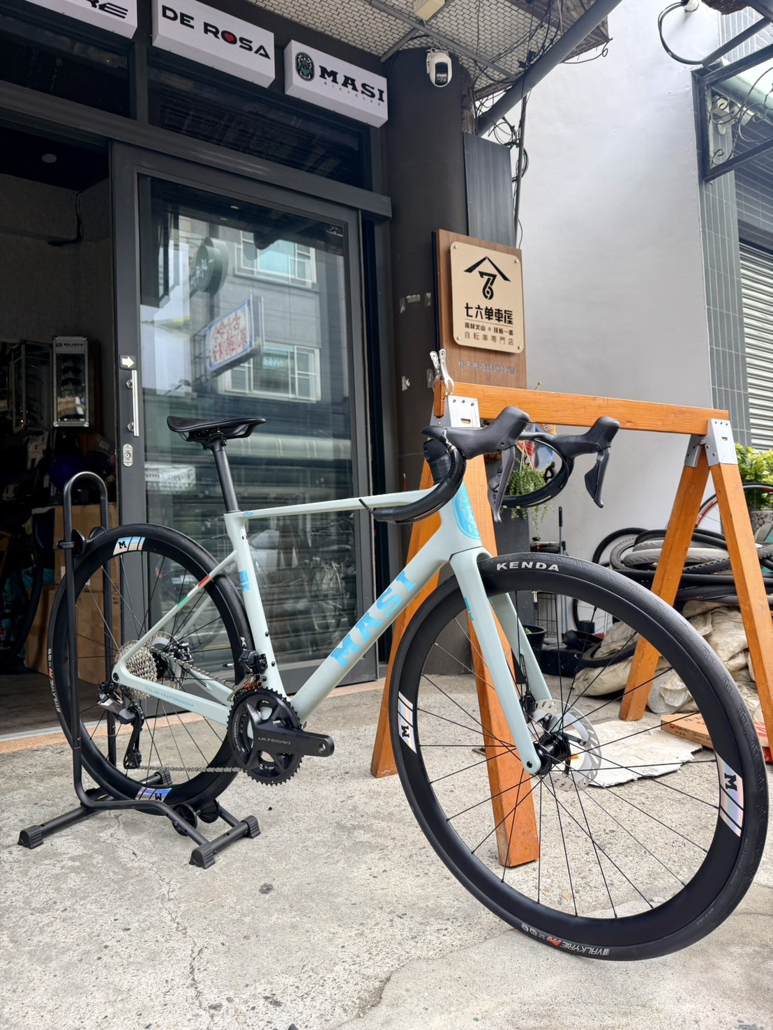 『MASI』外銷顏色款 GRANCORSA 105電變成車/消光水泥灰