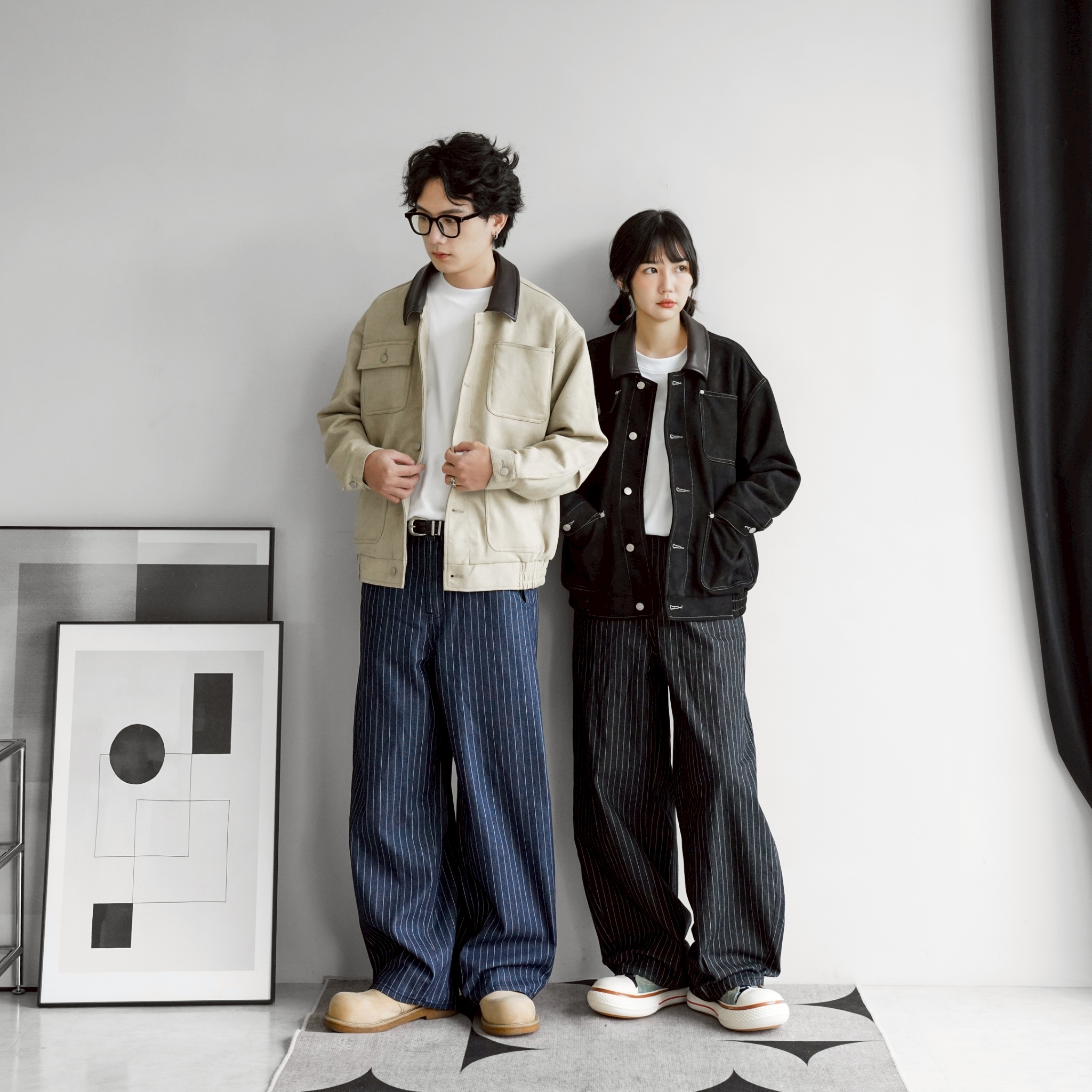 SBG 直條彈力彎刀牛仔褲 SB8019