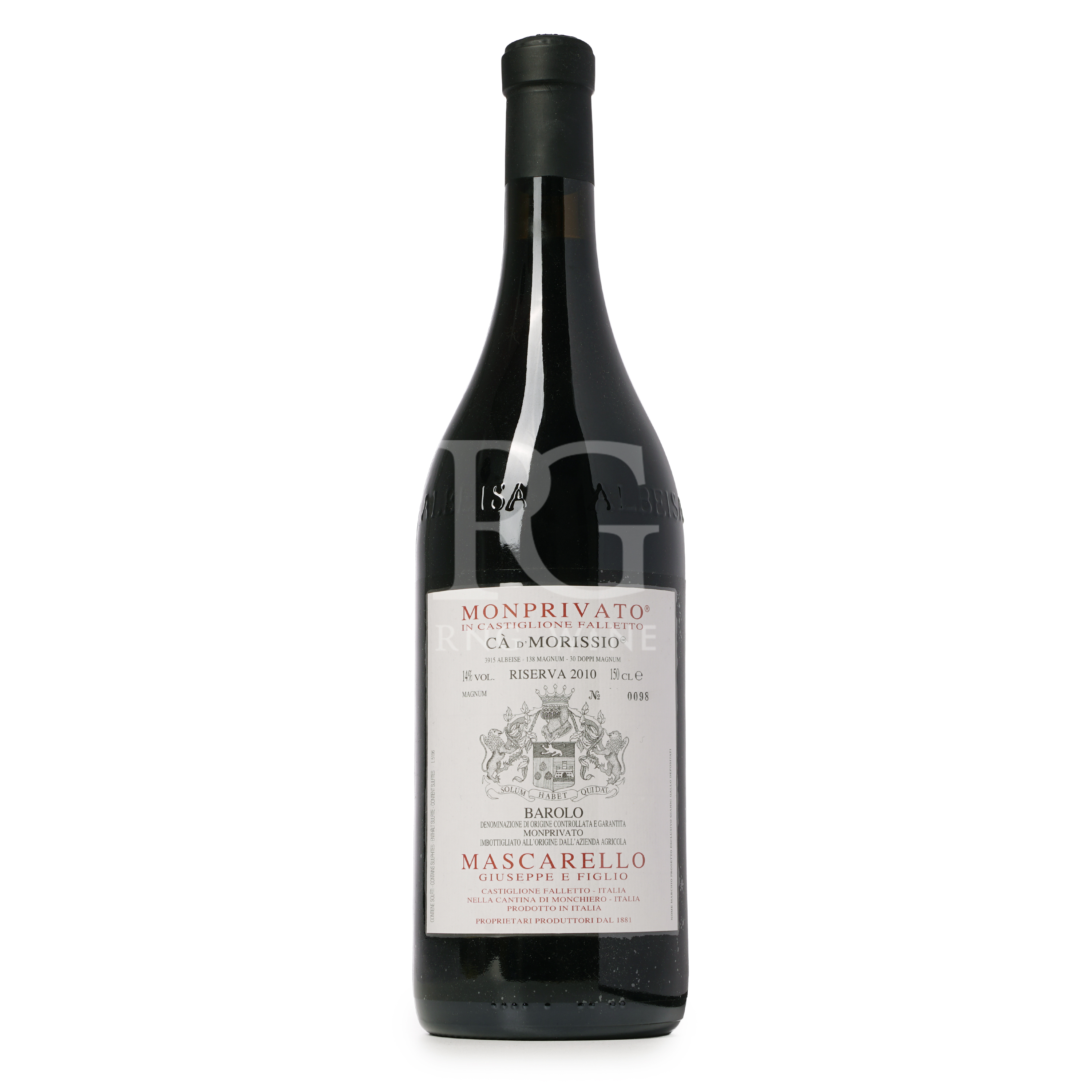 Giuseppe Mascarello e Figlio Monprivato Ca d'Morissio 2010 (RP98) (1500ml)