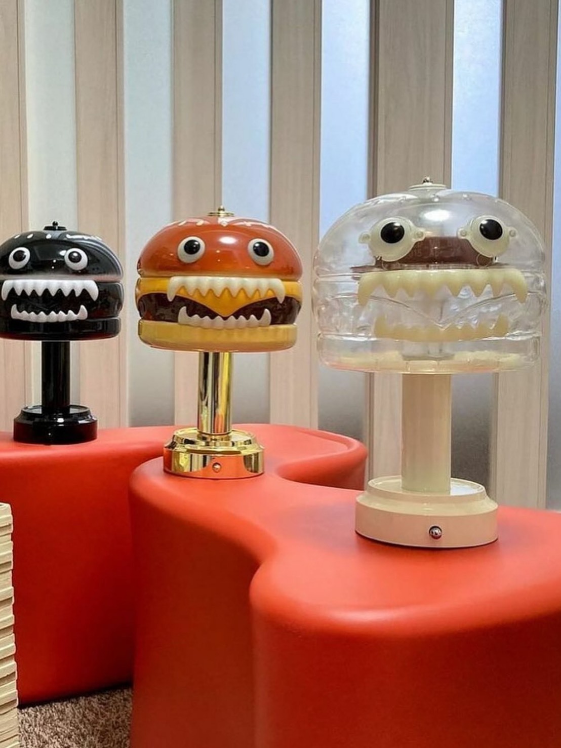 UNDERCOVER X MEDICOM TOY HAMBURGER LAMP 漢堡燈三色