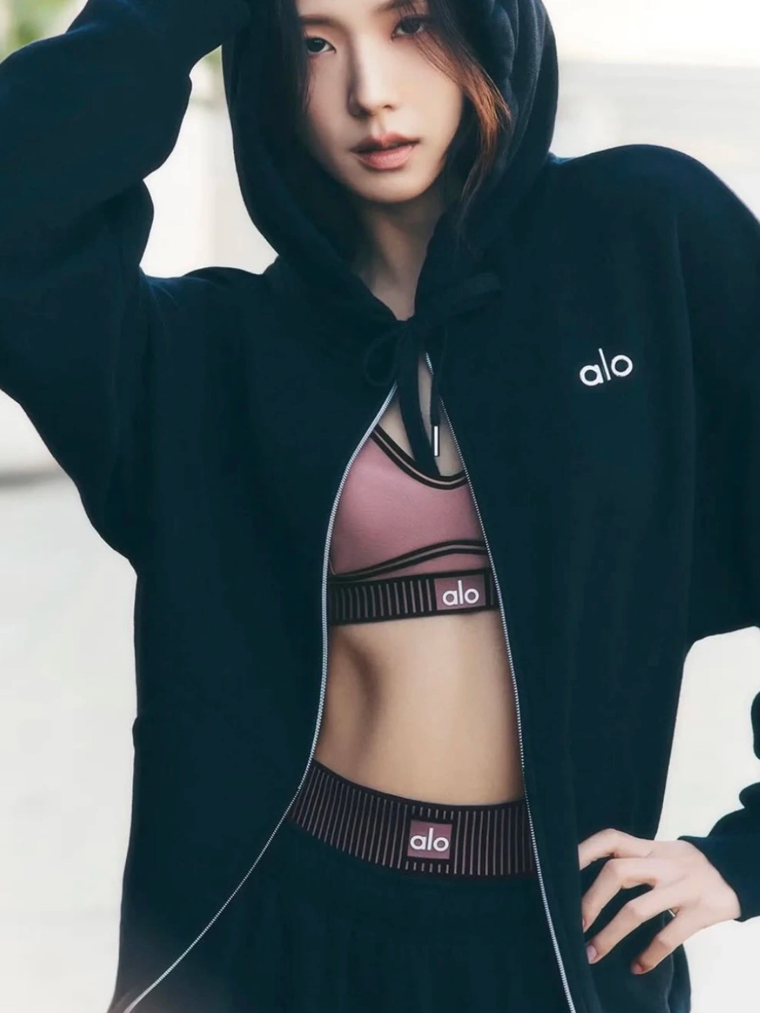 ALO YOGA 純棉 連帽外套