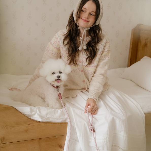 Stroll 輕量款細版牽繩_乾燥玫瑰粉