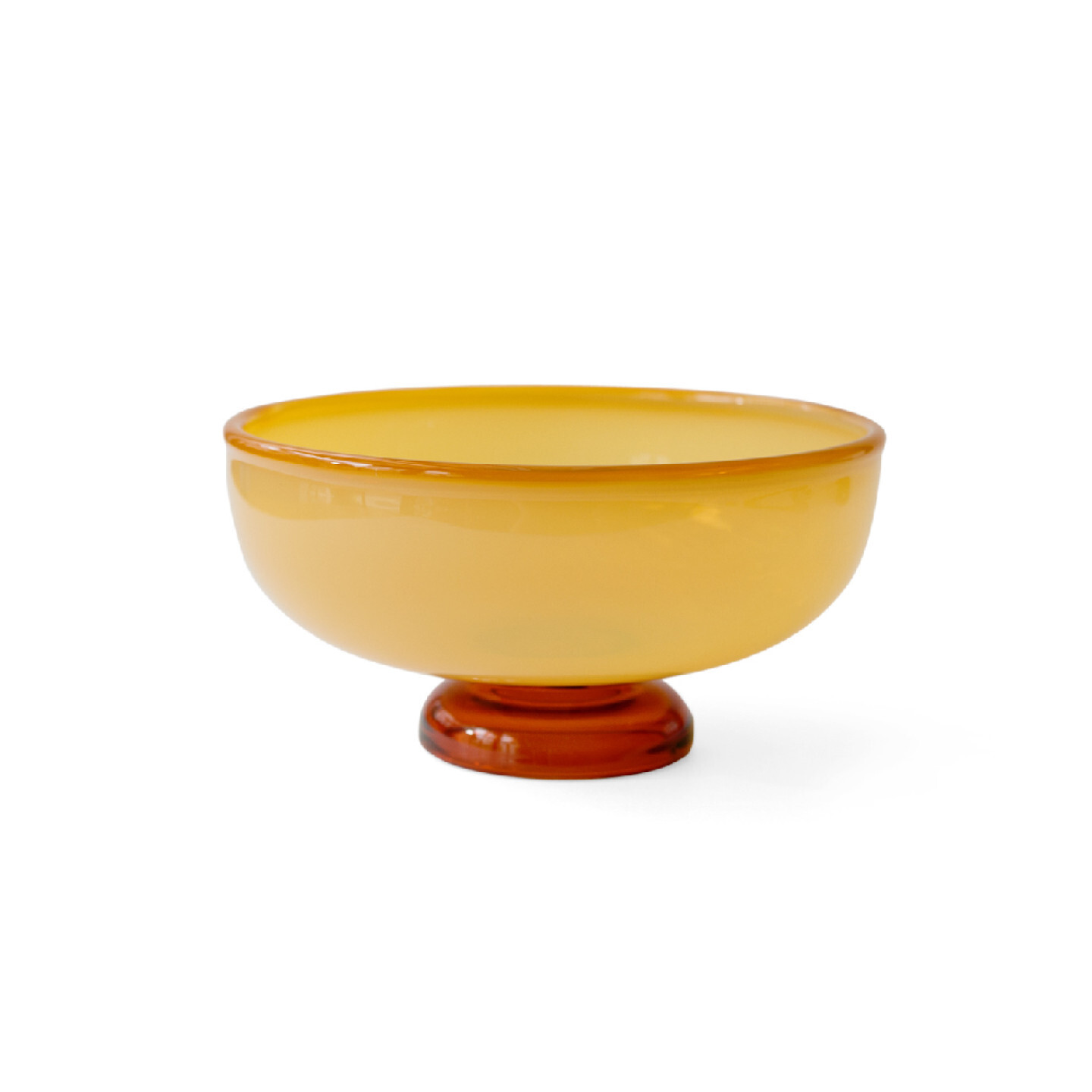 amabro-SNOW BOWL 雙色點心碗，琥珀色，俏皮亮眼的色彩搭配，為餐桌增添活潑氣息。