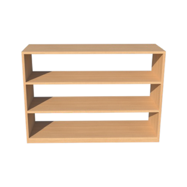 3-tier Shelf Without Backing