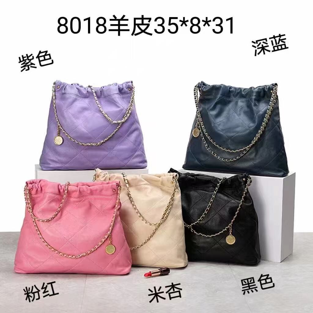 8018【大款托特包-附薄款拉鍊包】