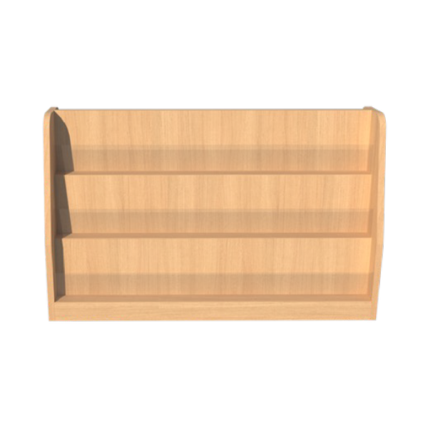 Double-sided Library Shelf