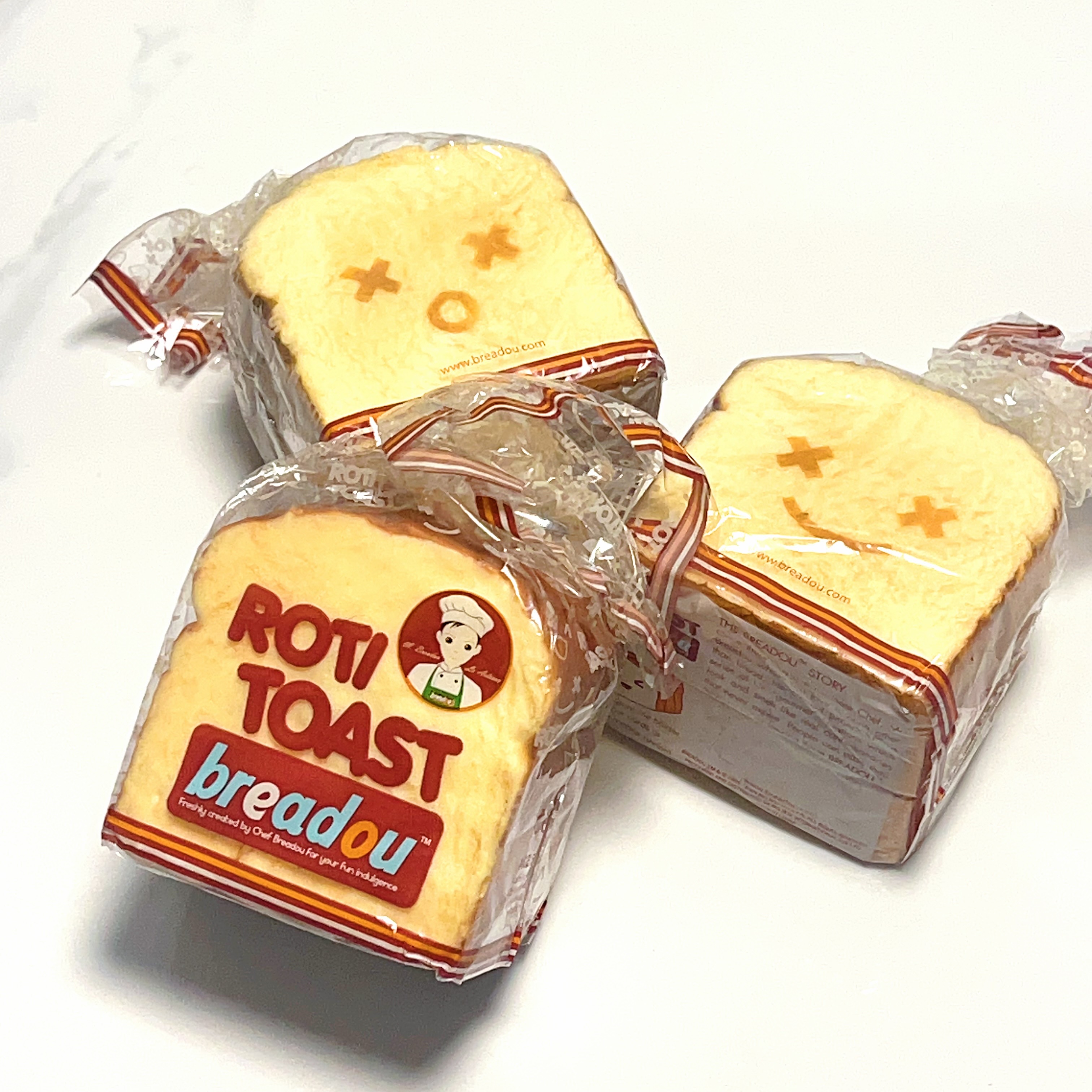 Vintage Breadou roti toast squishy (little defected)