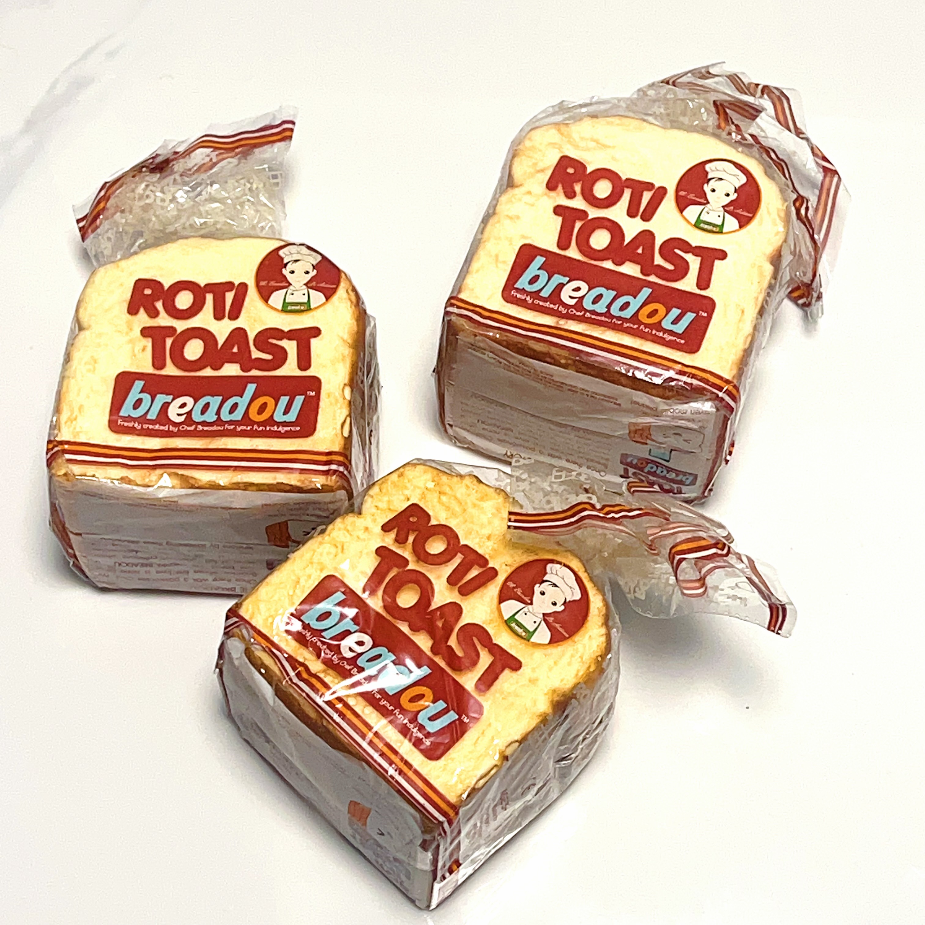 Vintage Breadou roti toast squishy (little defected)