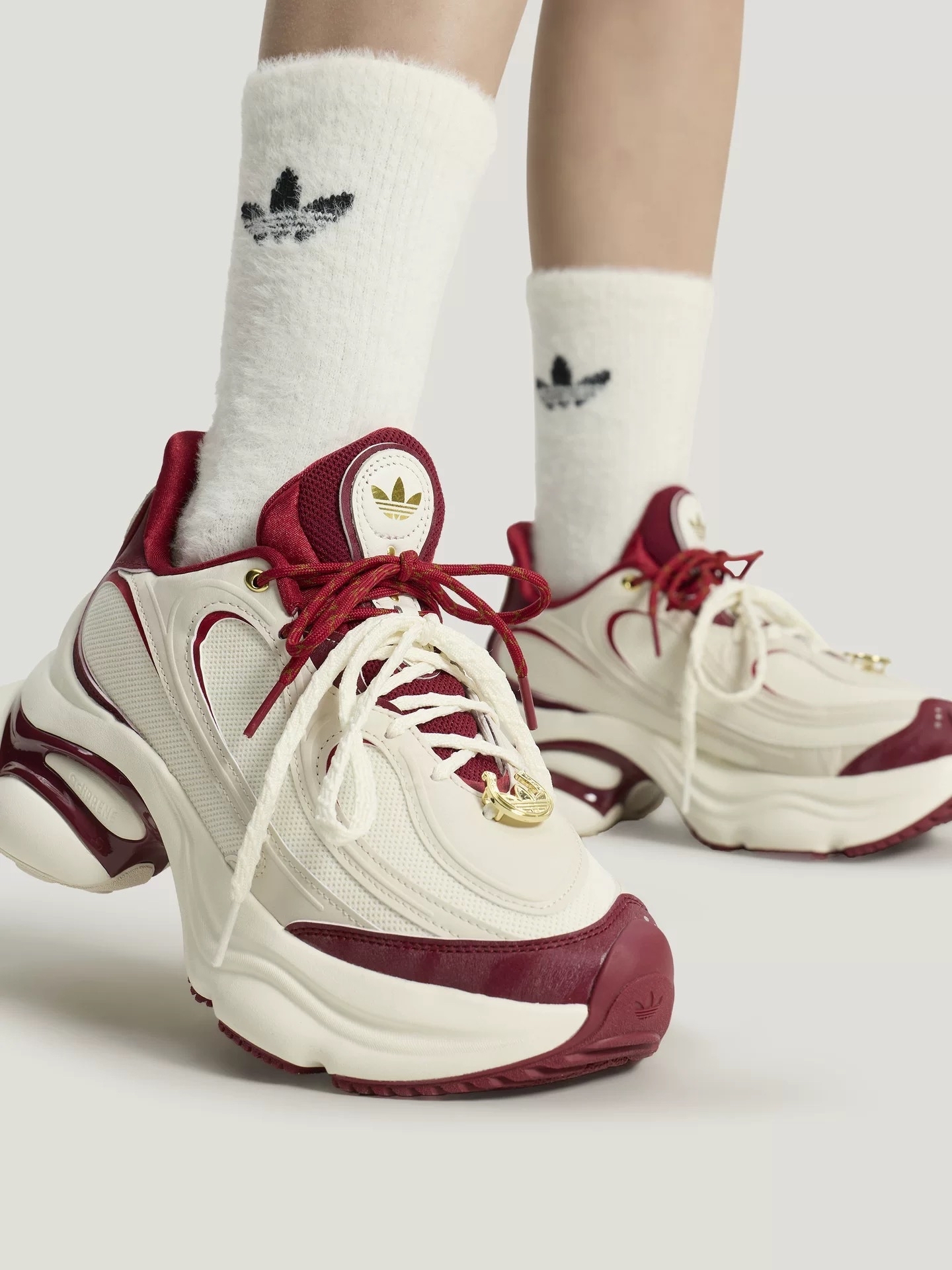 代購-<馬年限定>Adidas Originals Ozvenuz CNY 復古厚底增高鞋 老爹鞋 女款   KI2801