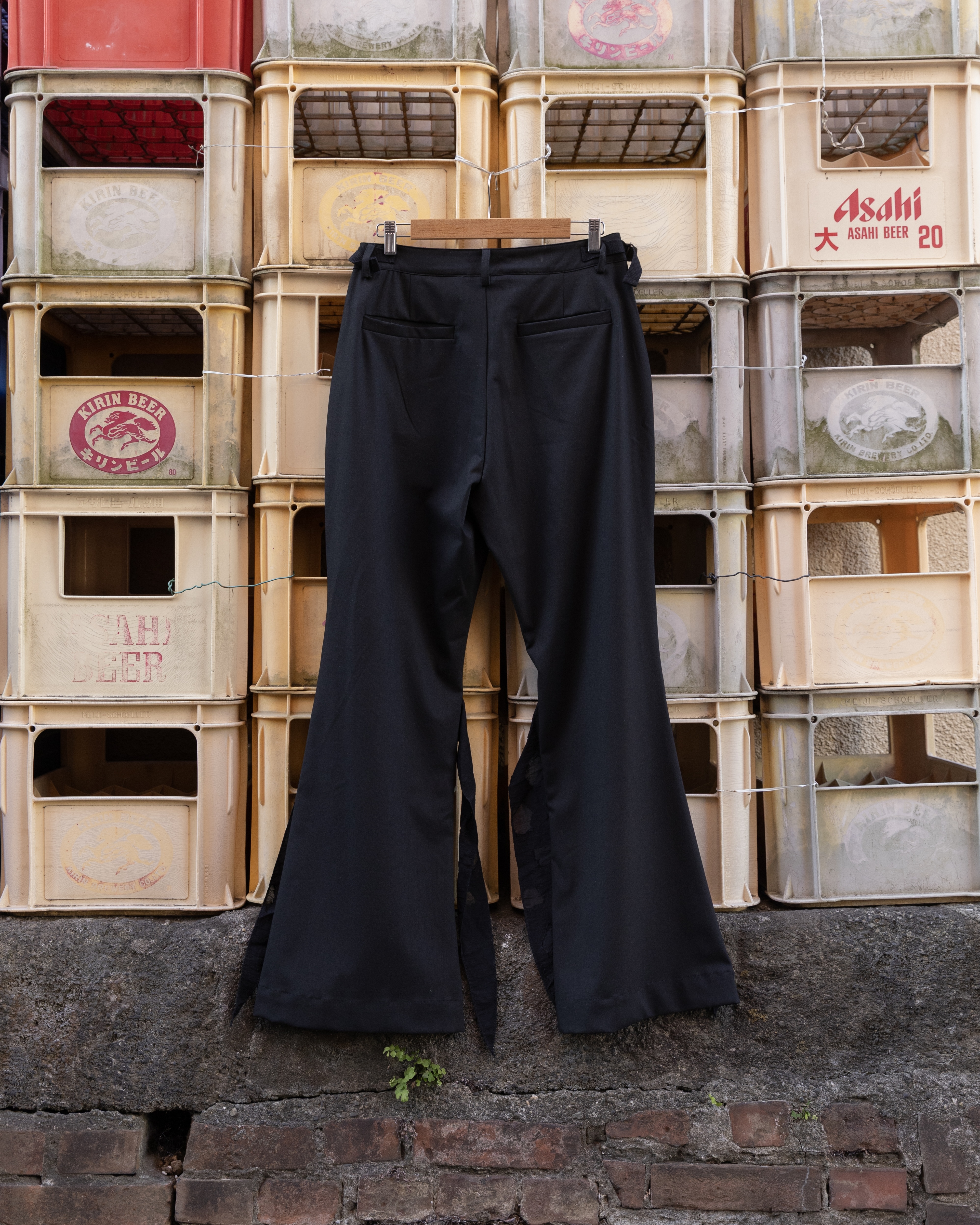 KLONE - "TIE IT UP" FLARED PANTS