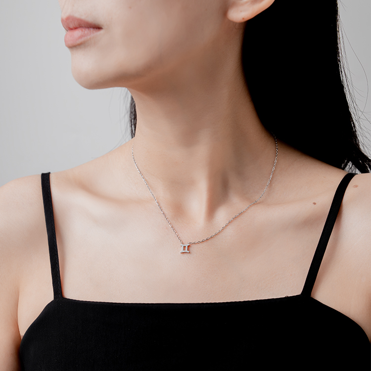 miramira星軌｜雙子座項鍊B5091-銀74350